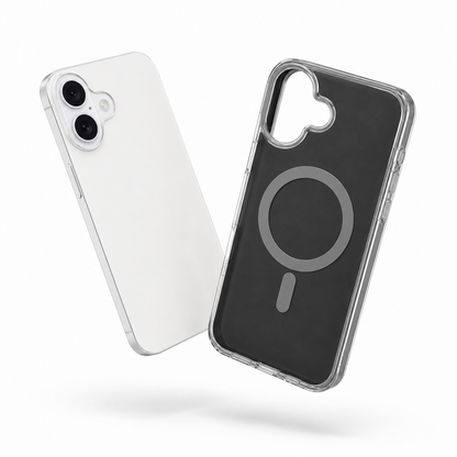 Black iPhone 17 Protective Phone Case with MagSafe Wireless Charging