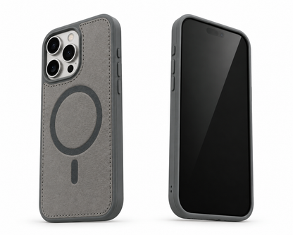 Grey iPhone 12 protective MagSafe phone cover