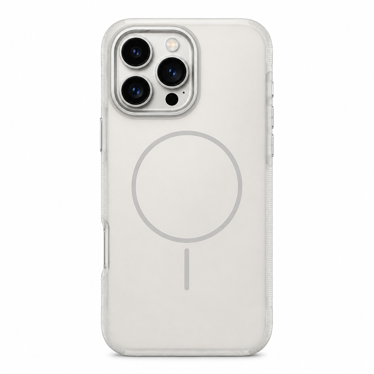 White MagSafe Glam case for Apple iPhone 12 / 12 Pro