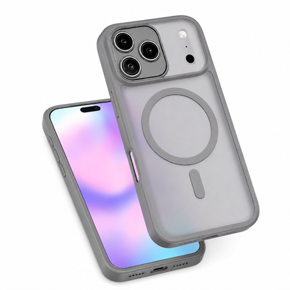 Rubberized Matte iPhone Case, Wireless Charging Compatible Case, Protective Smartphone Case.