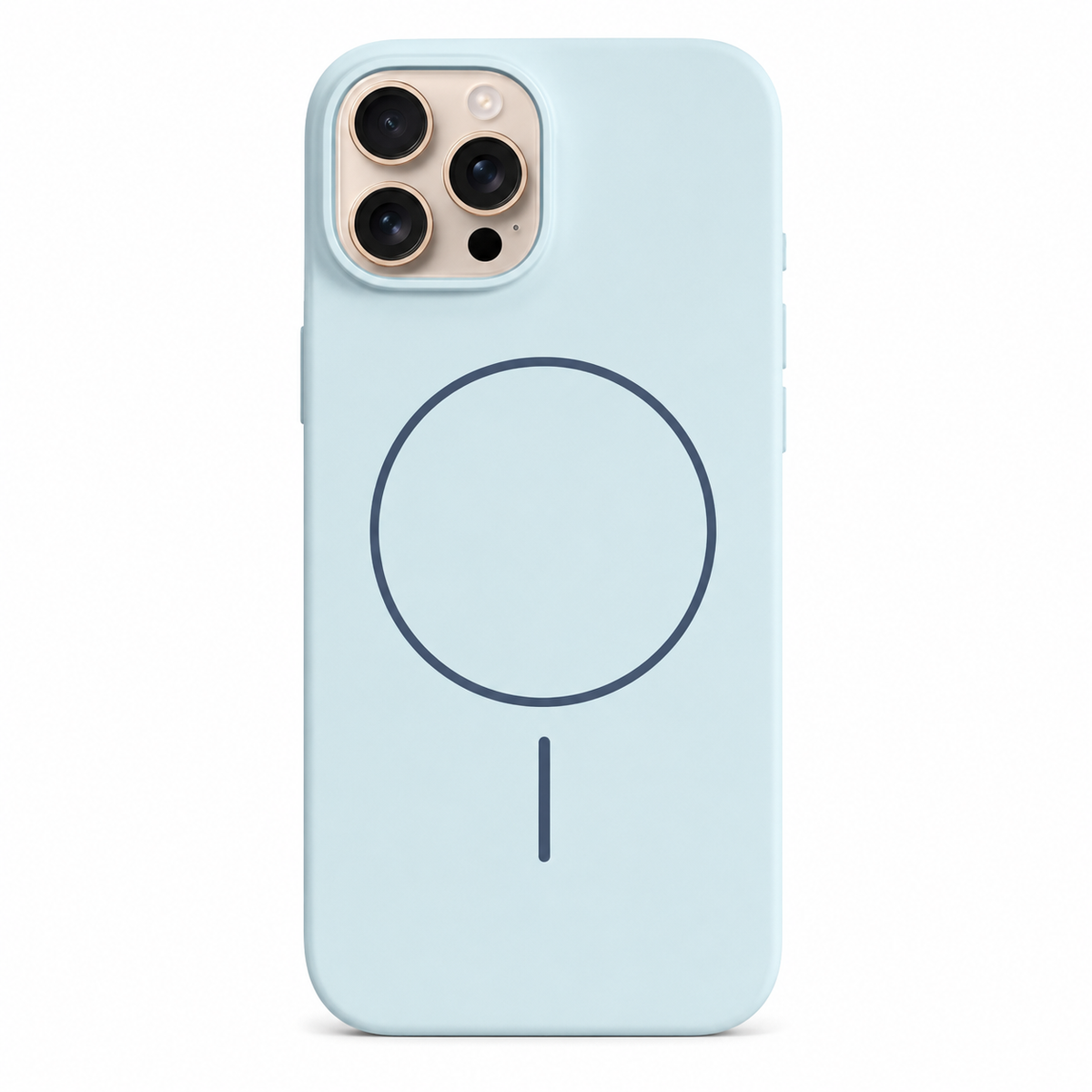 Sky blue MagSafe Vibrant Silicone case for Apple iPhone 12 / 12 Pro
