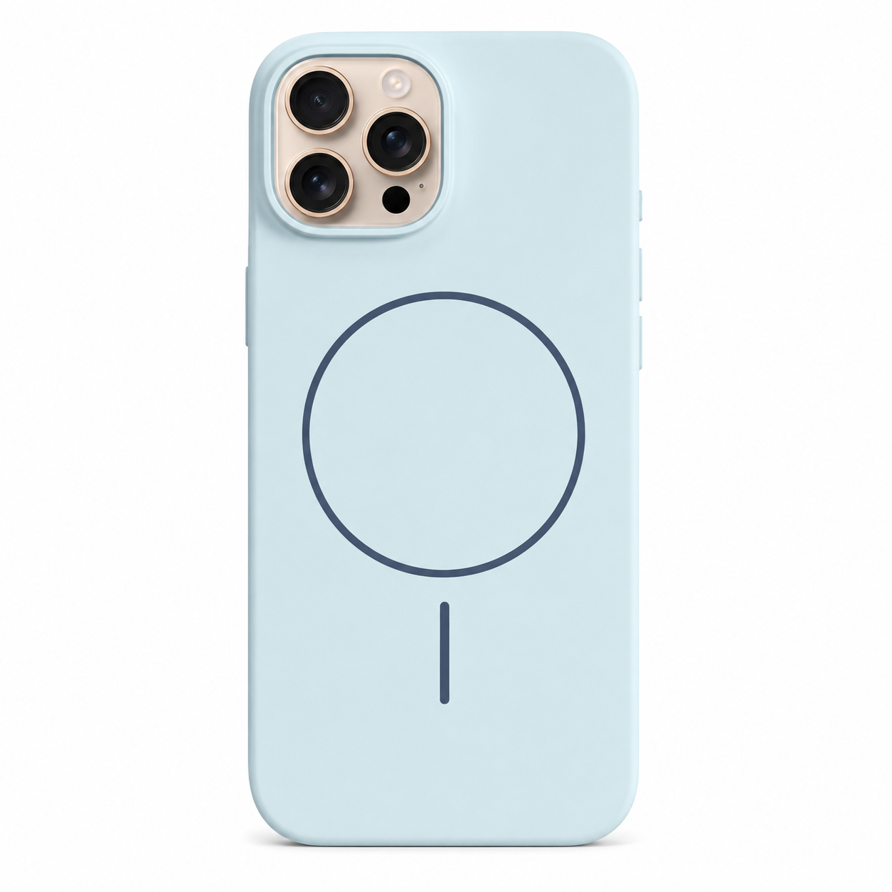 Sky blue MagSafe Vibrant Silicone case for Apple iPhone 12 / 12 Pro