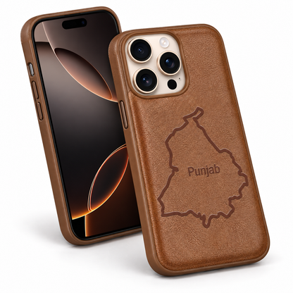 PNB Crafted brown phone cover for Apple iPhone 12 and iPhone 12 Pro.