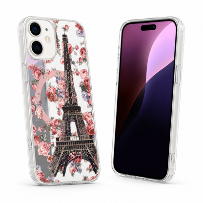 Paris floral iPhone 12 protective MagSafe phone cover