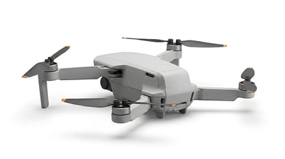 future tech gadgets Canada. cutting edge electronics online Canada. DJI Mini 4K Quadcopter Drone with Camera & Controller. Gallery image 8. Lines name one specific SKU—never substitute a generic lookalike from the category. After review passes, each render should still read as a fresh studio viewpoint of that same physical unit.