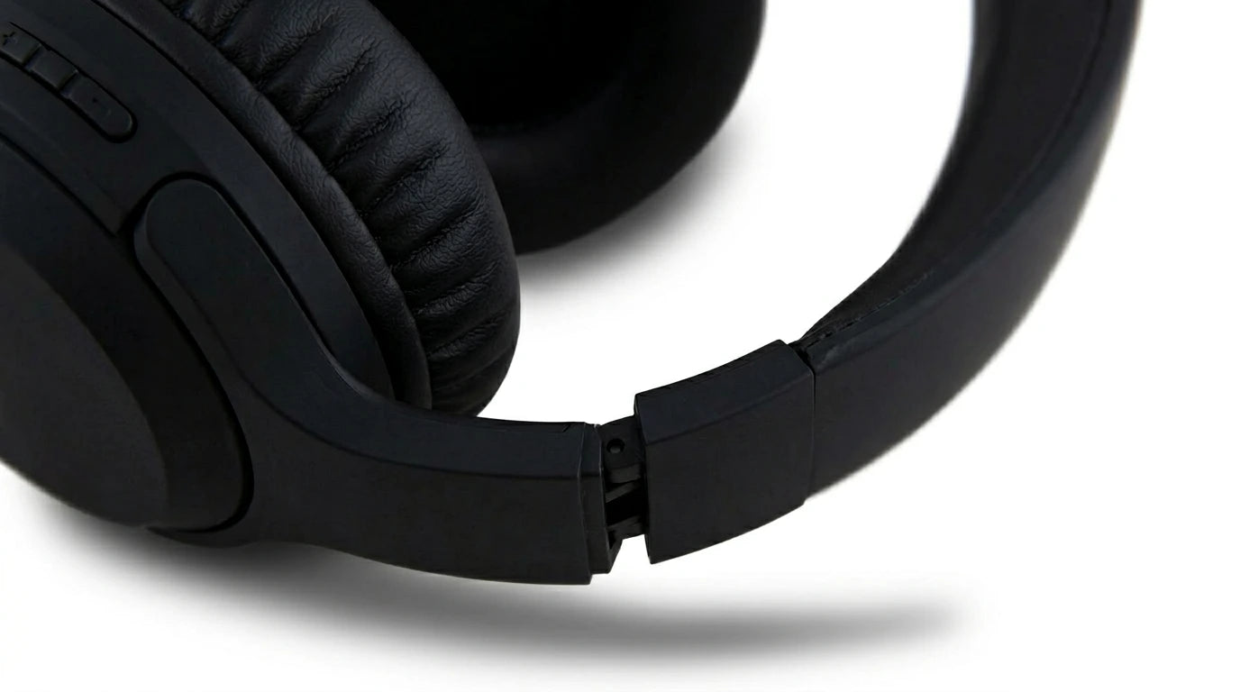future tech gadgets Canada. premium tech accessories Canada. DKNY Headphones Bluetooth. Gallery image 6. Lines name one specific SKU—never substitute a generic lookalike from the category. After review passes, each render should still read as a fresh studio viewpoint of that same physical unit.
