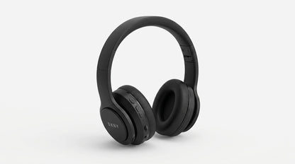 future tech gadgets Canada. premium tech accessories Canada. DKNY Headphones Bluetooth. Gallery image 10. Lines name one specific SKU—never substitute a generic lookalike from the category. After review passes, each render should still read as a fresh studio viewpoint of that same physical unit.