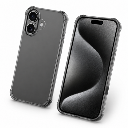 Semi-transparent smoke phone cover for Apple iPhone 17