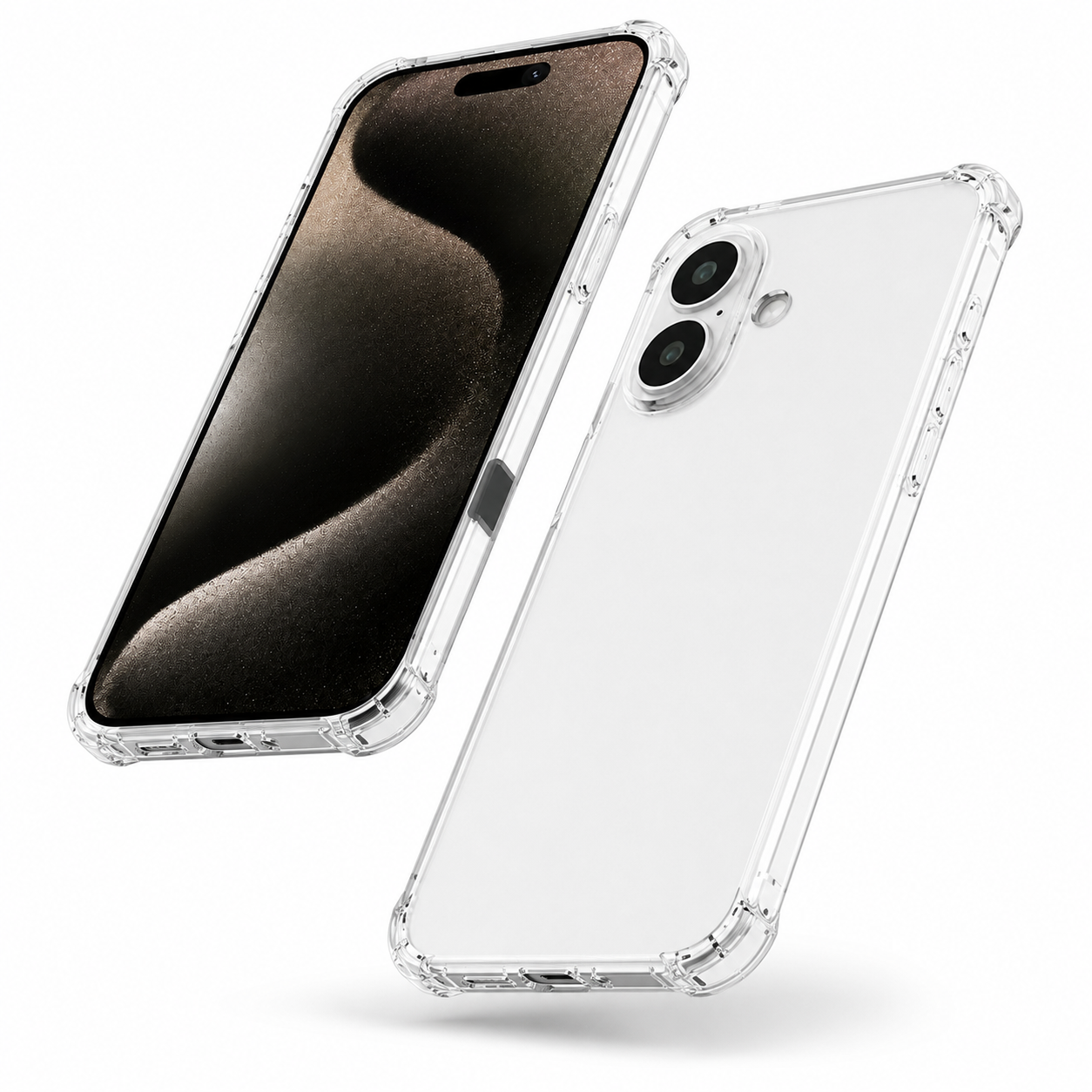 Transparent shockproof phone cover for Apple iPhone 17
