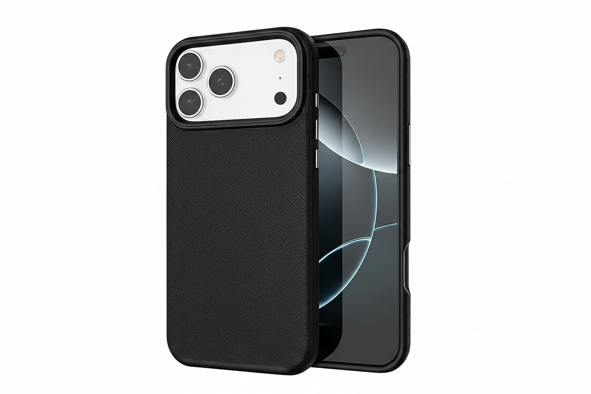 Black Dotted Comm Case for Apple iPhone 18 Pro Max Shockproof Phone Case MagSafe Compatible Cover.