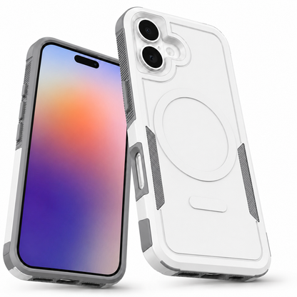 Premium White Cell Phone Case, Impact Resistant Phone Cover, Protective Mobile Cover