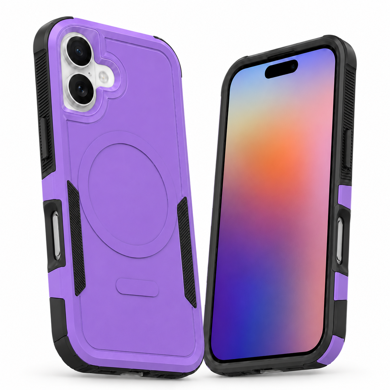 Apple iPhone 17 Deep Purple Phone Cover, MagSafe Compatible Case, Rugged Smartphone Case