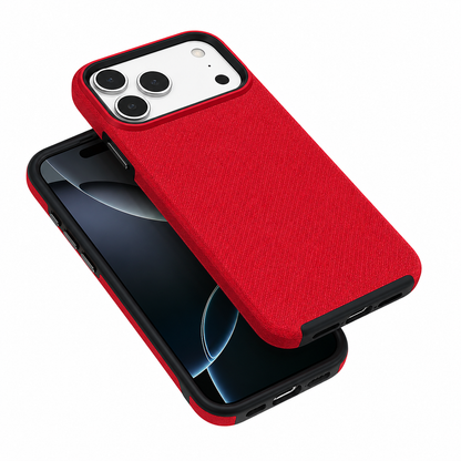 MagSafe Compatible iPhone 17 Pro Max Case, Premium Red Phone Case, Impact Resistant Cover, Designer Phone Case, Anti Scratch Case