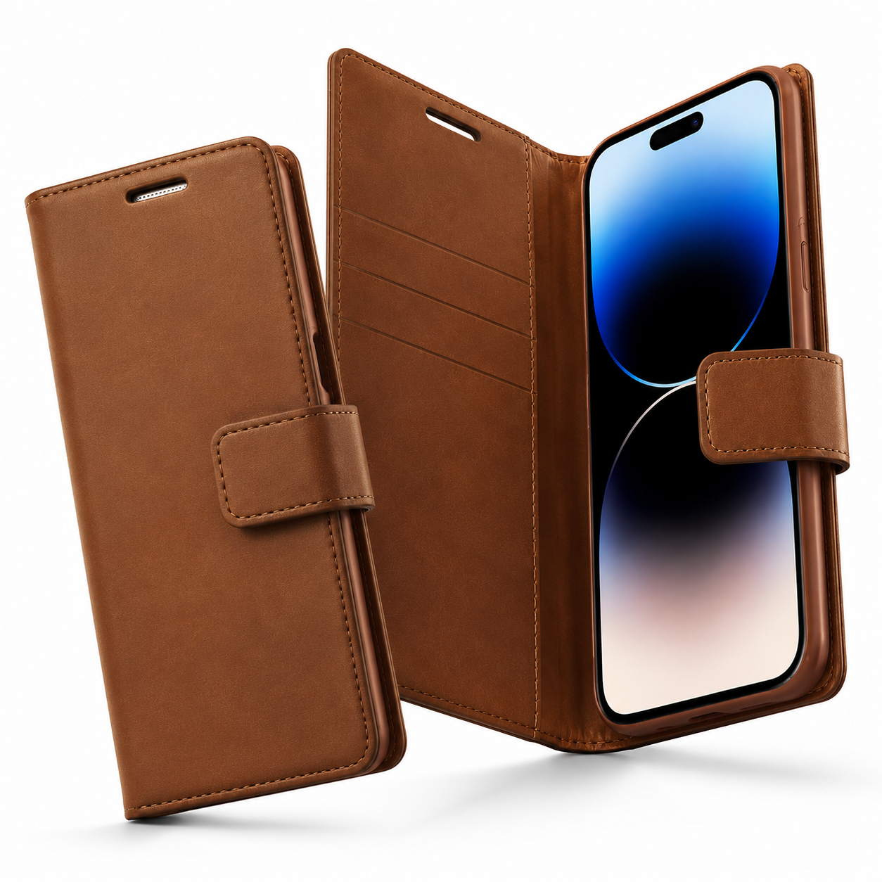 Goospery BlueMoon wallet cover with magnetic closure for iPhone 17