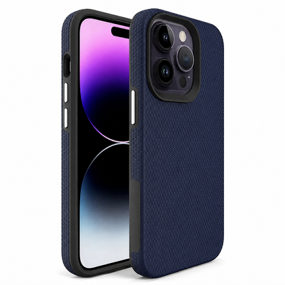 Navy triangle protective case for Apple iPhone 12 and iPhone 12 Pro