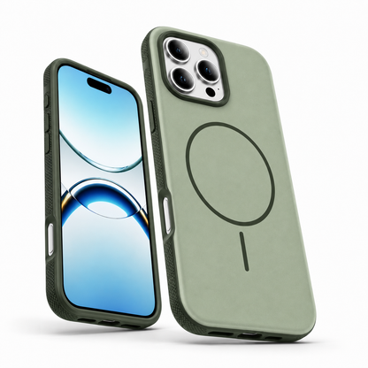 Green MagSafe Glam shockproof case for Apple iPhone 12 Pro 6.1 inch