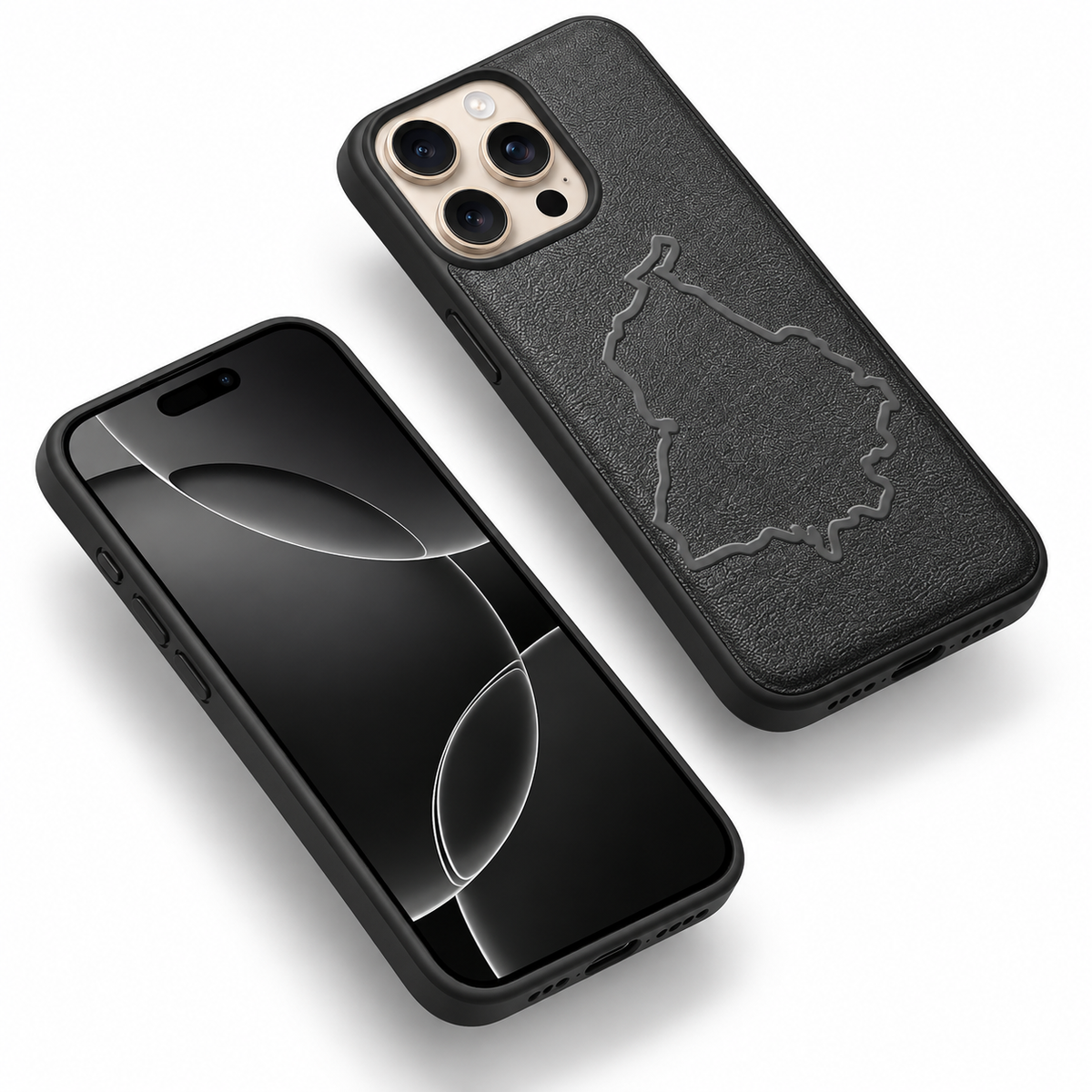 Slim black iPhone 12 Pro PNB crafted protective case
