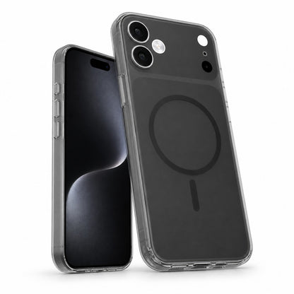 Apple iPhone 17 Black Clear Case, MagSafe Illusion Phone Cover, Slim Protective Mobile Case