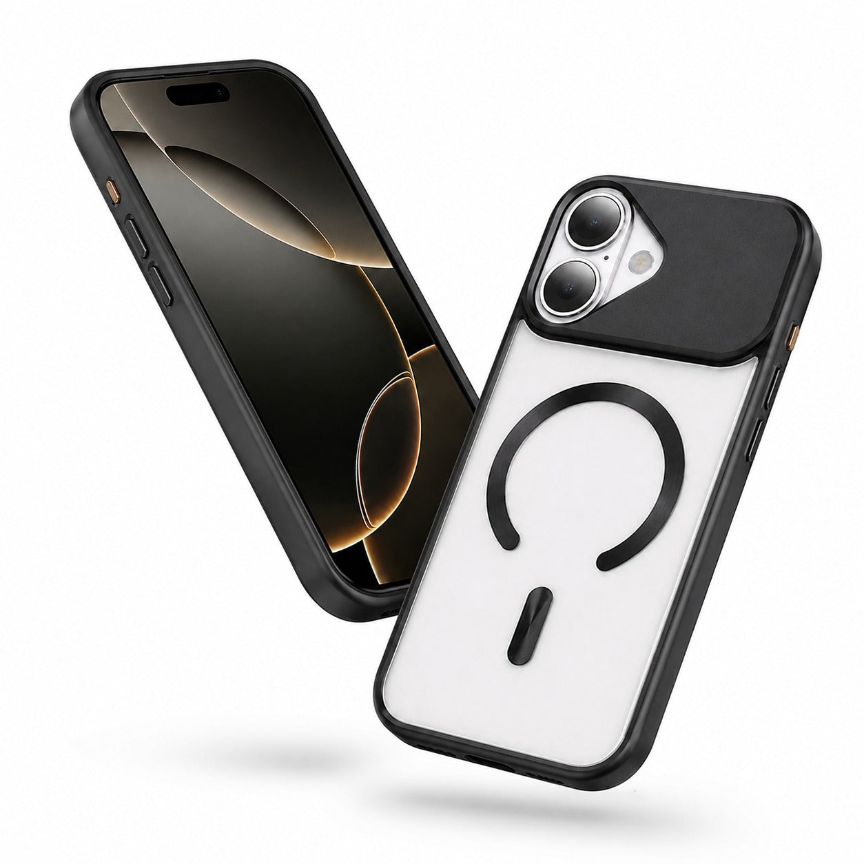 Premium Apple iPhone 16 Case, Cell Phone Case, Transparent Phone Cover, Military Grade Case, Wireless Charging Compatible Case