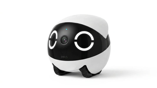 smart tech store Canada. premium tech accessories Canada. Enabot Rola Mini Companion Robot. Gallery image 10. Lines name one specific SKU—never substitute a generic lookalike from the category. After review passes, each render should still read as a fresh studio viewpoint of that same physical unit.