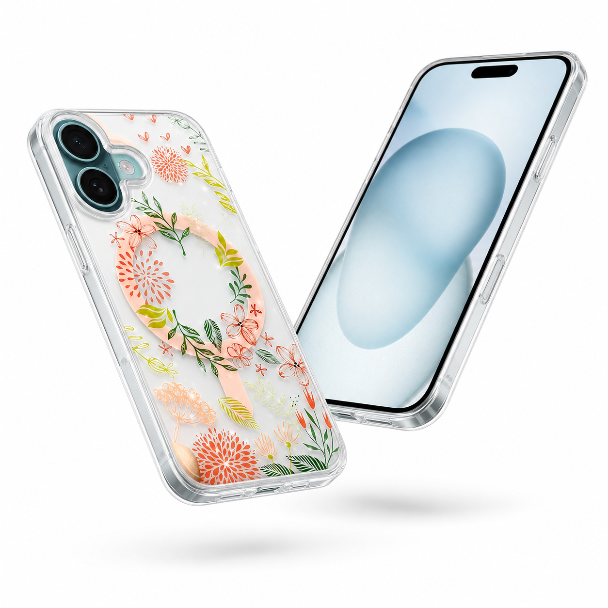 Beautiful Day Protective Case, Apple iPhone 16 Mobile Cover, Drop Protection Phone Case, Premium Floral Case