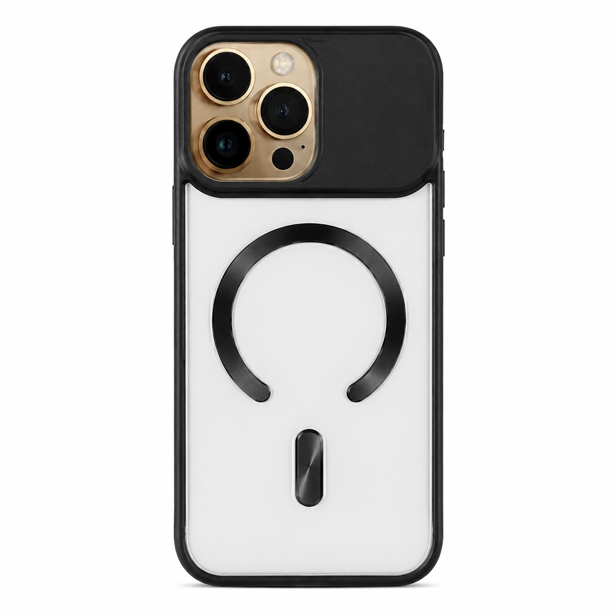 Black Arctic Mist MagSafe case for Apple iPhone 12 / 12 Pro