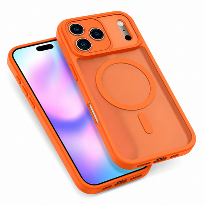 Orange MagSafe Phone Case, Premium iPhone 18 Pro Max Case, Drop Protection Cover.