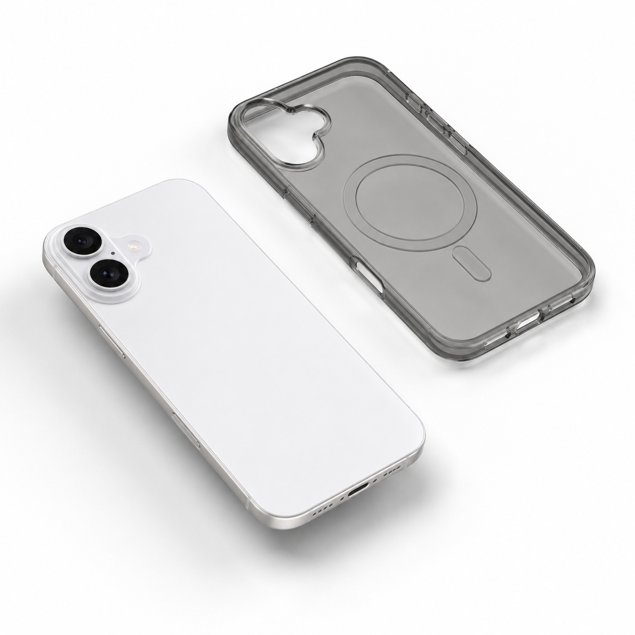 Slim Grey MagSafe Case Apple iPhone 17 Anti Scratch Mobile Cover