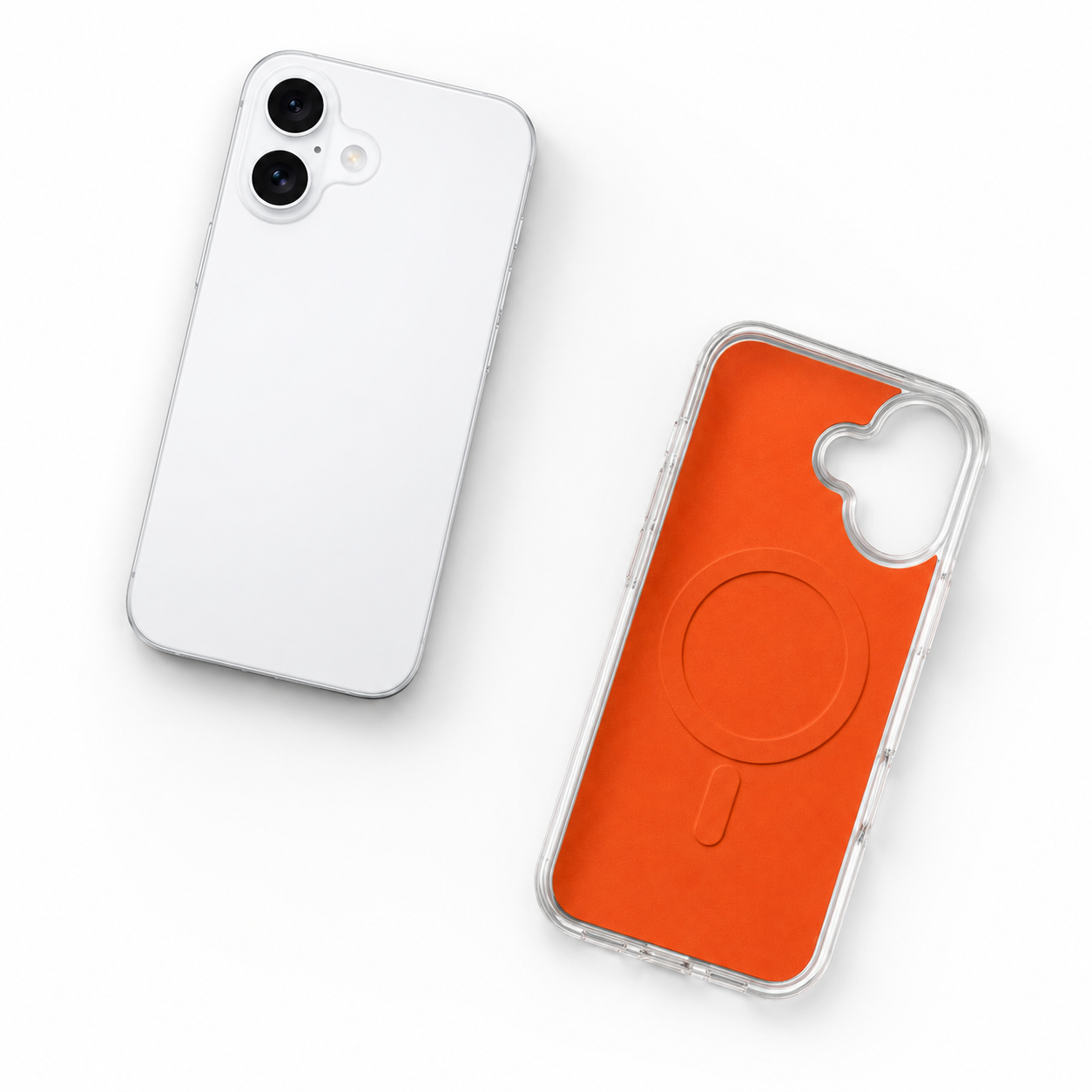 Slim Orange MagSafe Case Apple iPhone 17 Anti Scratch Mobile Cover