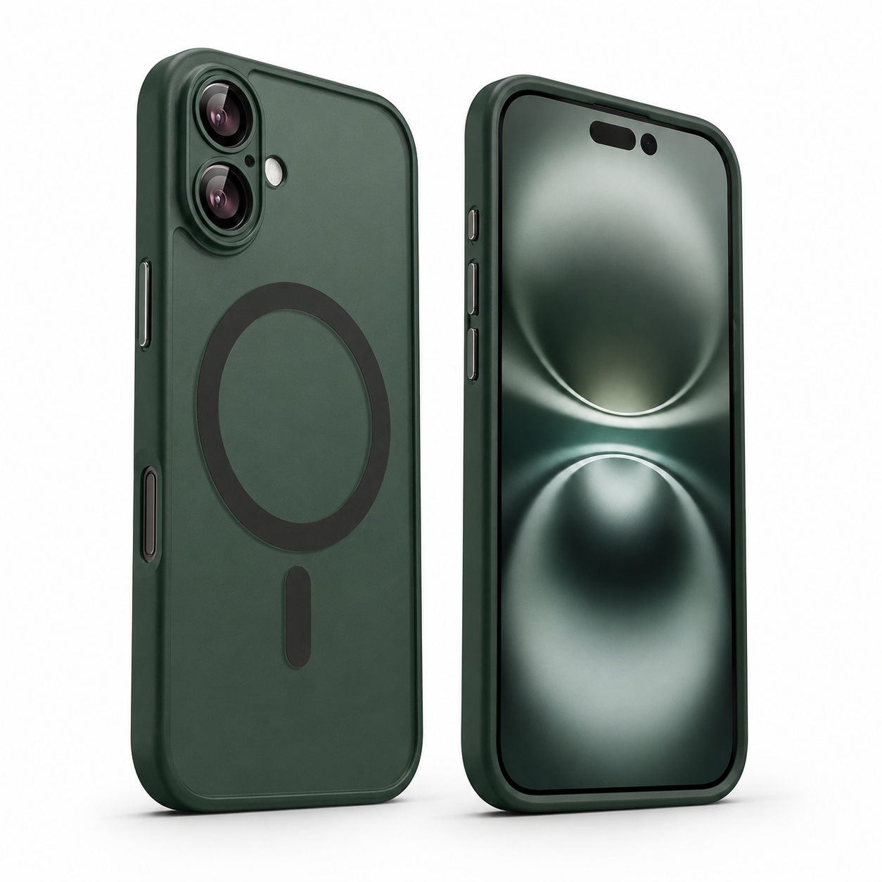 Apple iPhone 17 Mobile Cover | Shockproof MagSafe Case | Midnight Green Phone Cover