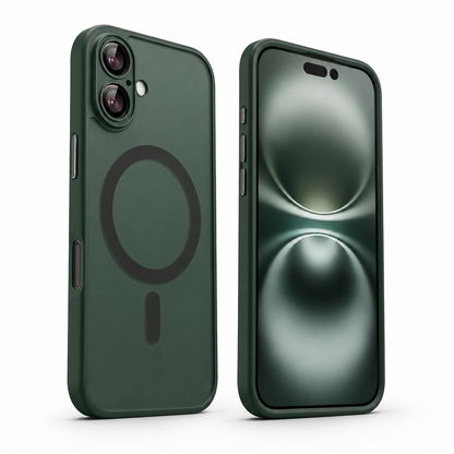 Apple iPhone 17 Mobile Cover | Shockproof MagSafe Case | Midnight Green Phone Cover