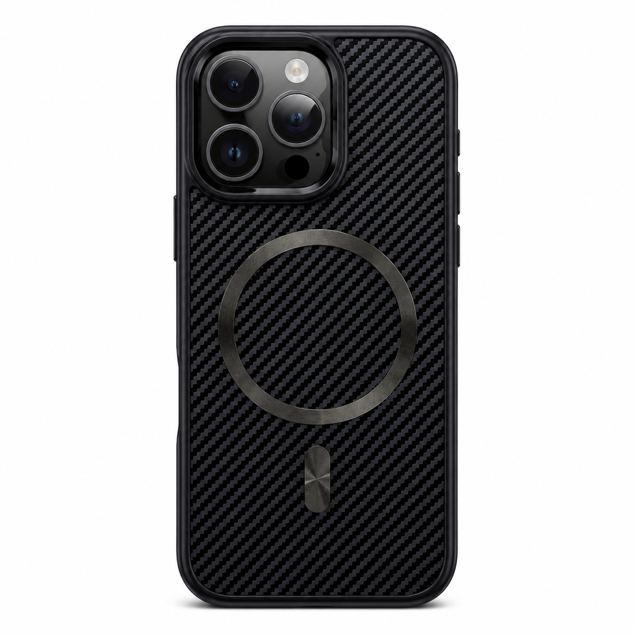 Black MagSafe Carbon Elite case for Apple iPhone 12 / 12 Pro