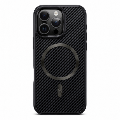 Black MagSafe Carbon Elite case for Apple iPhone 12 / 12 Pro