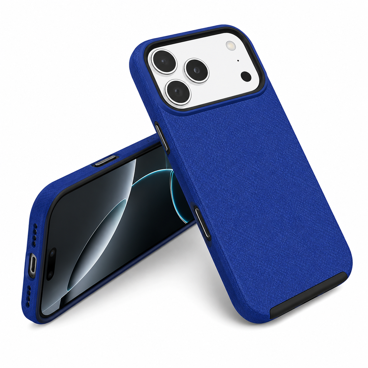 MagSafe Compatible iPhone 17 Pro Max Case, Premium Navy Phone Case, Impact Resistant Cover, Designer Phone Case, Anti Scratch Case