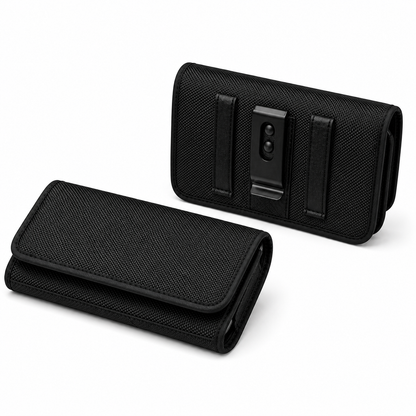 Heavy Duty Horizontal Phone Holster for iPhone 17 Pro Max Card Holder Belt Case