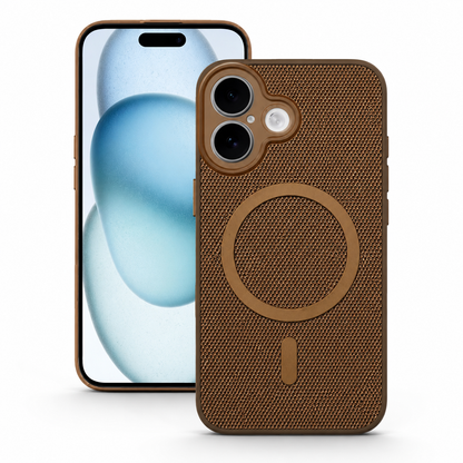 Desert MagSafe iPhone 16 Case, Grip Weave Phone Cover, Shockproof Protective Mobile Case