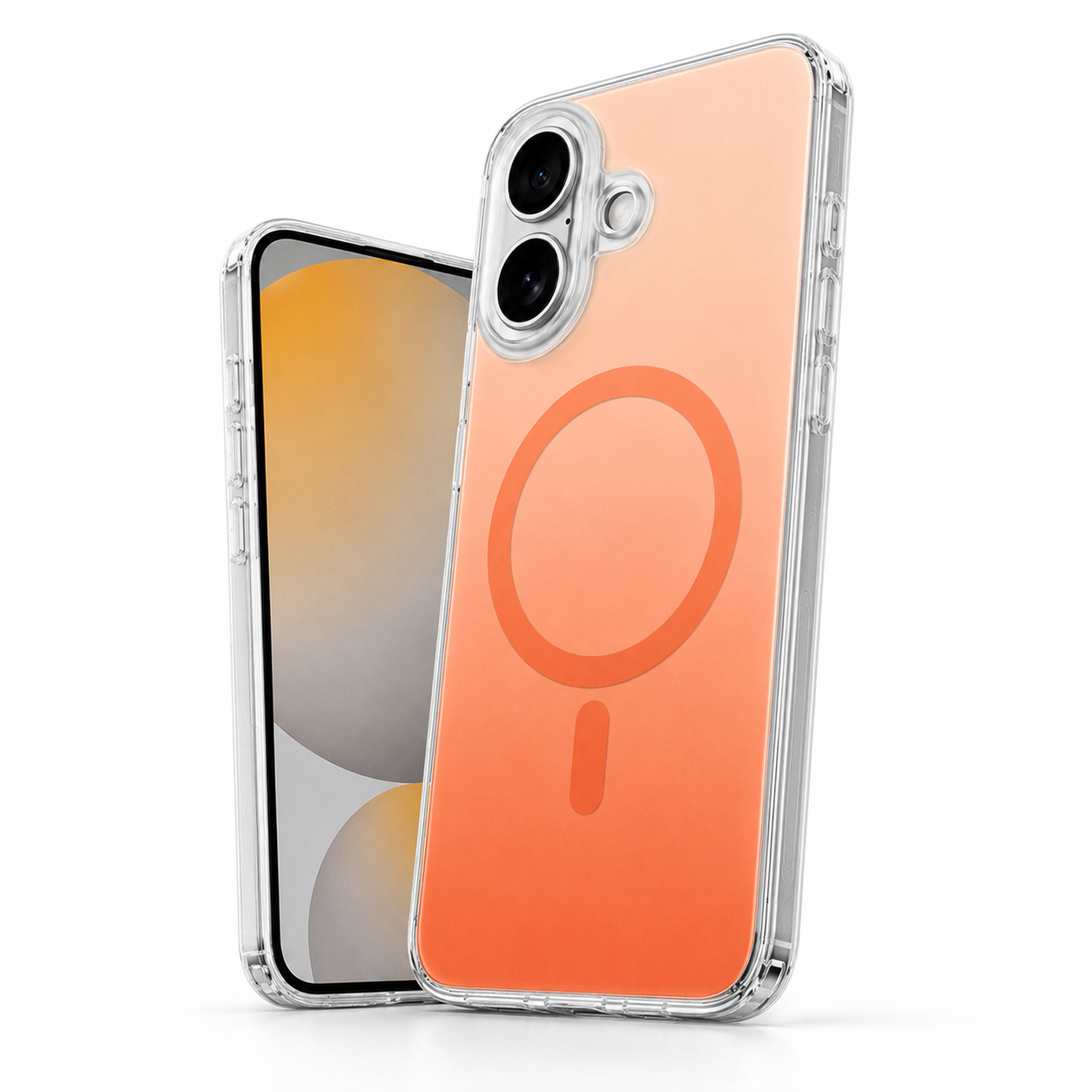 Transparent Gradient Phone Case Apple iPhone 17, Designer Phone Case, Impact Resistant Mobile Cover