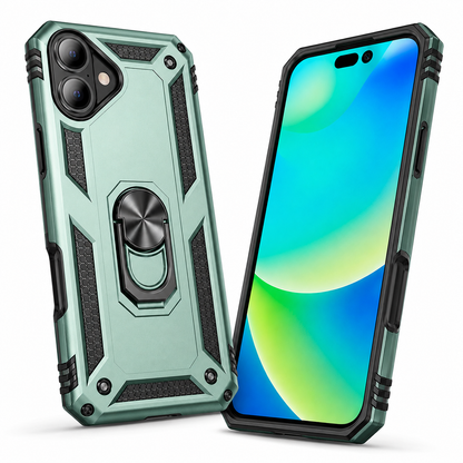 MagSafe-compatible midnight green iPhone 17 case with camera protection