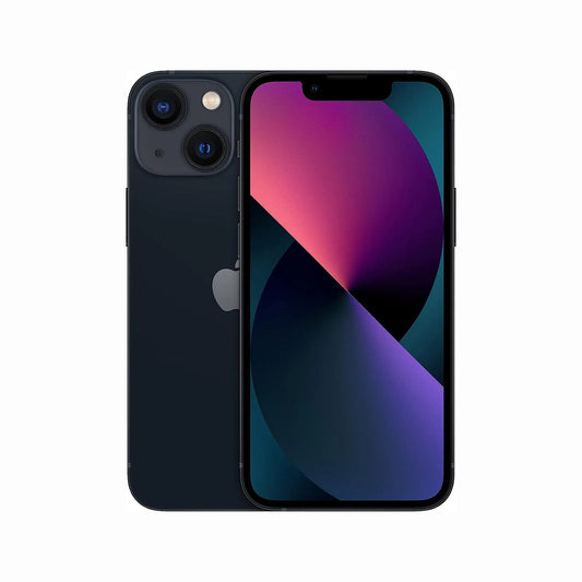 Certified Pre-Owned iPhone 13 Mini with a compact 5.4-inch Super Retina XDR OLED display for sharp everyday viewing.