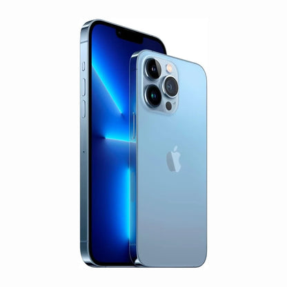 Certified Pre-Owned iPhone 13 Pro camera phone for portraits, landscapes, macro photography, travel pictures, and social media content.