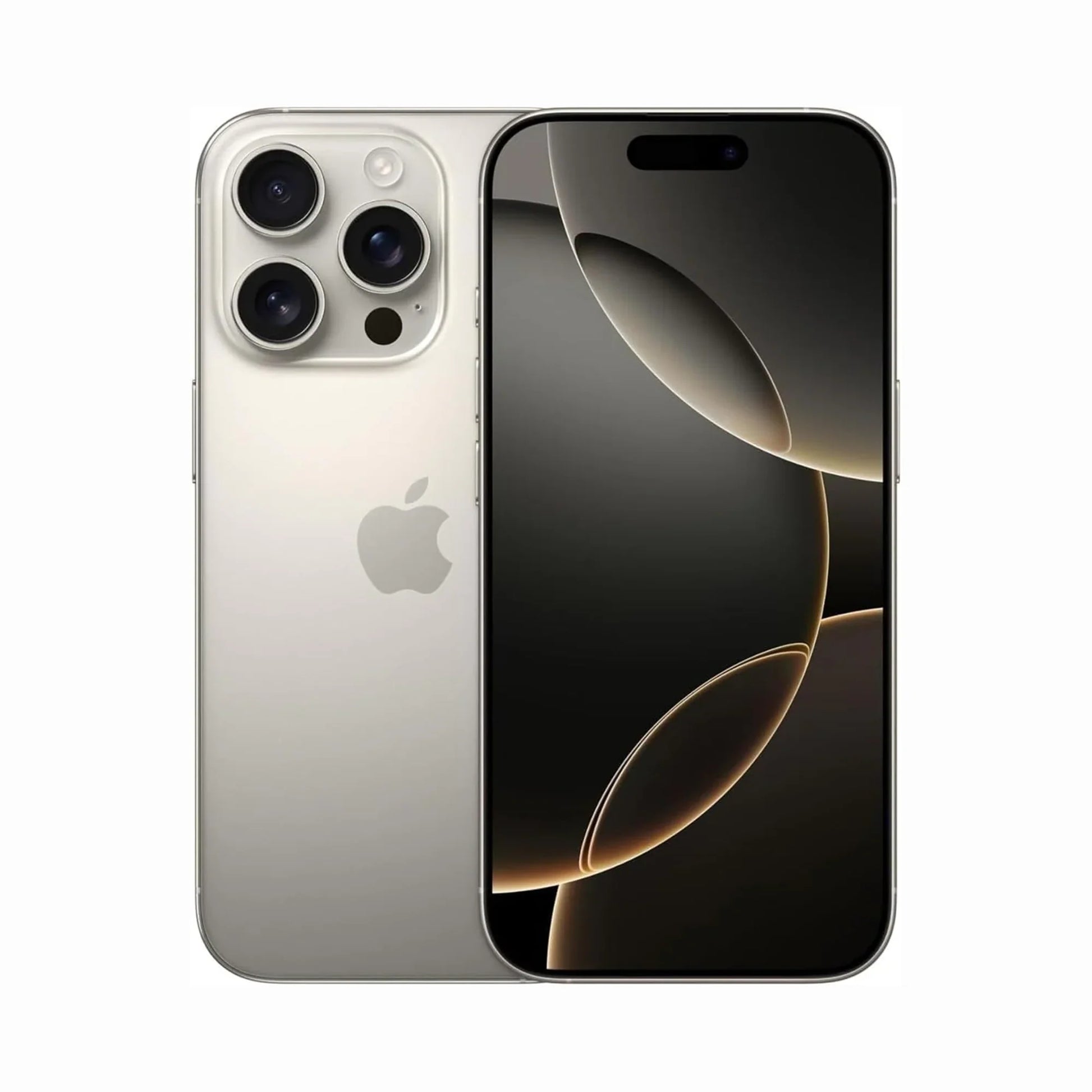 Apple iPhone 16 Pro premium unlocked 5G smartphone with 6.3-inch Super Retina XDR OLED display, ProMotion up to 120Hz, titanium design, A18 Pro chip, iOS, and smooth everyday performance for gaming, streaming, work, school, and entertainment.