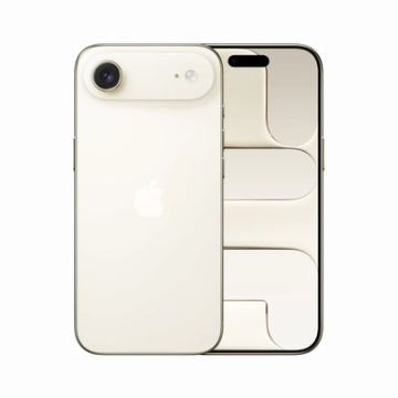Apple iPhone Air showing a bright 6.5-inch Super Retina XDR OLED screen with ProMotion up to 120Hz, Ceramic Shield 2 front protection, sharp colour, smooth scrolling, premium unlocked iPhone design, and modern Apple smartphone features for gaming, browsing, streaming, and daily use.