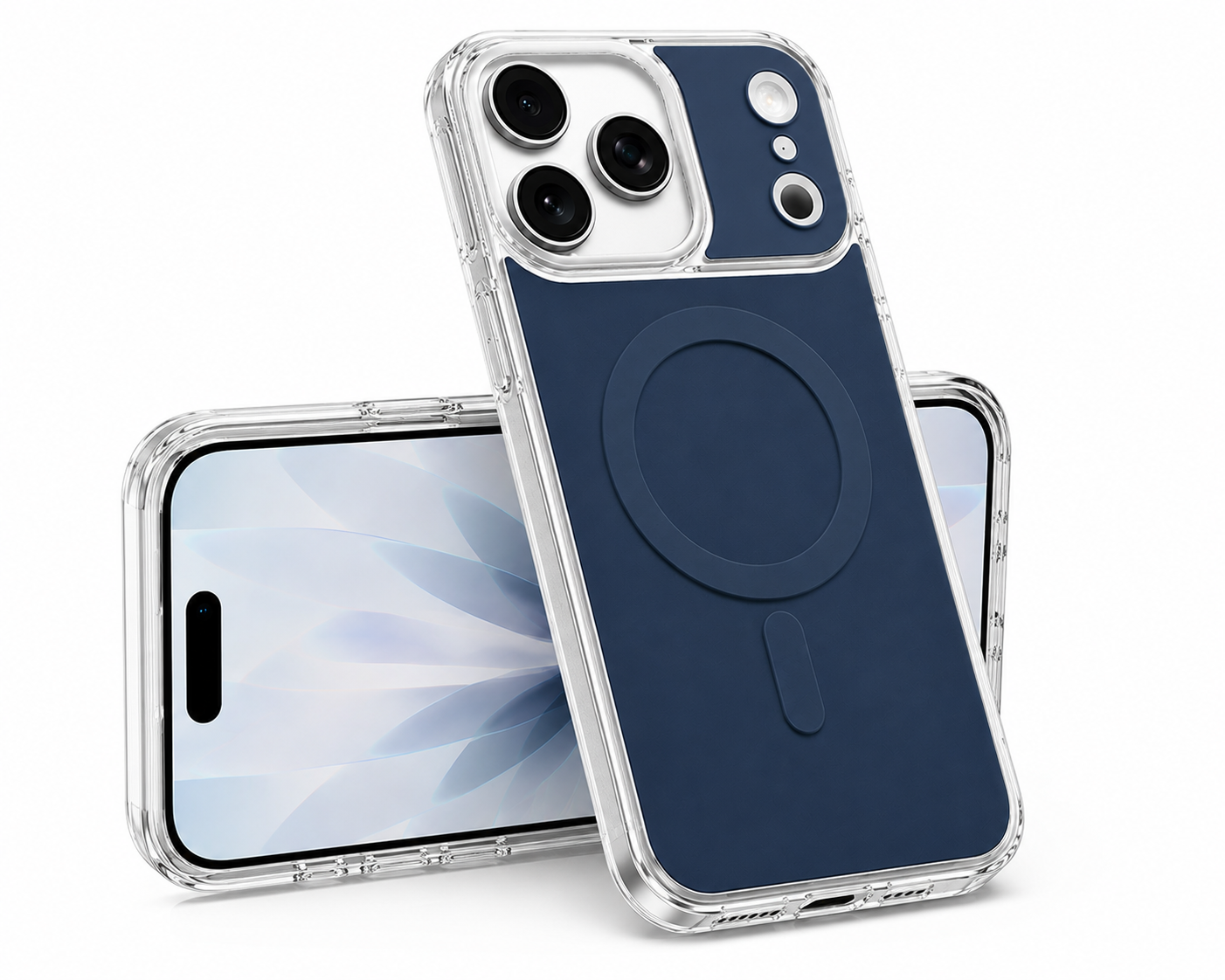 Military Grade Blue Phone Cover for Apple iPhone 17 Pro Max MagSafe Case
