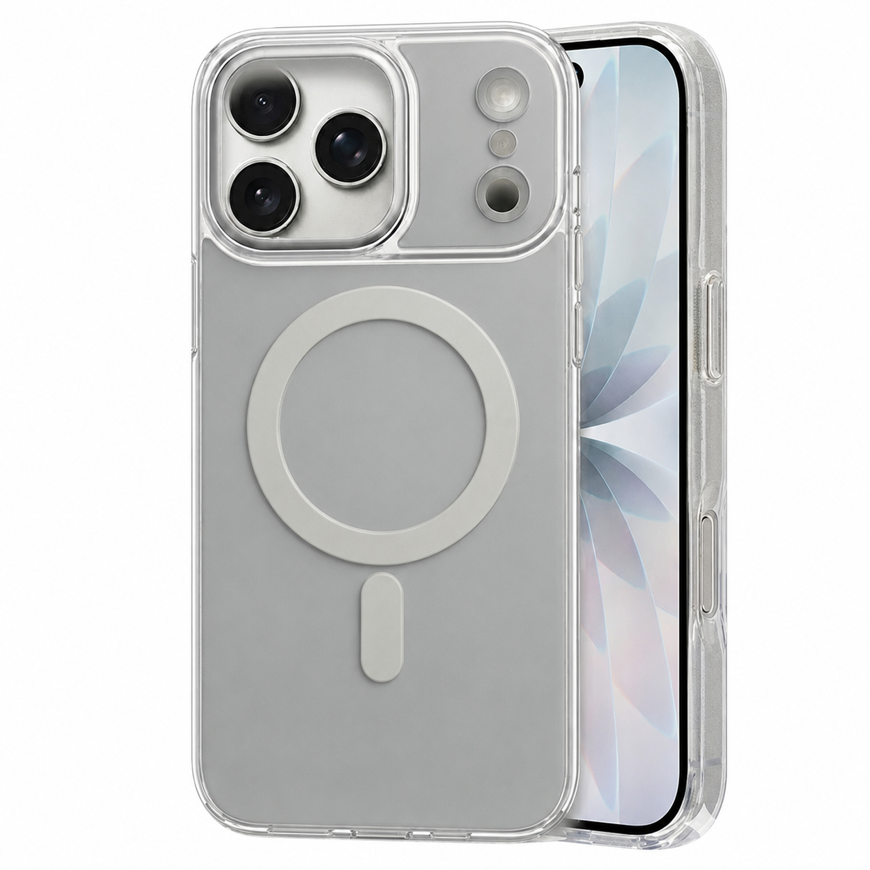 White MagSafe Airloop Case Apple iPhone 17 Pro Max Shockproof Phone Case