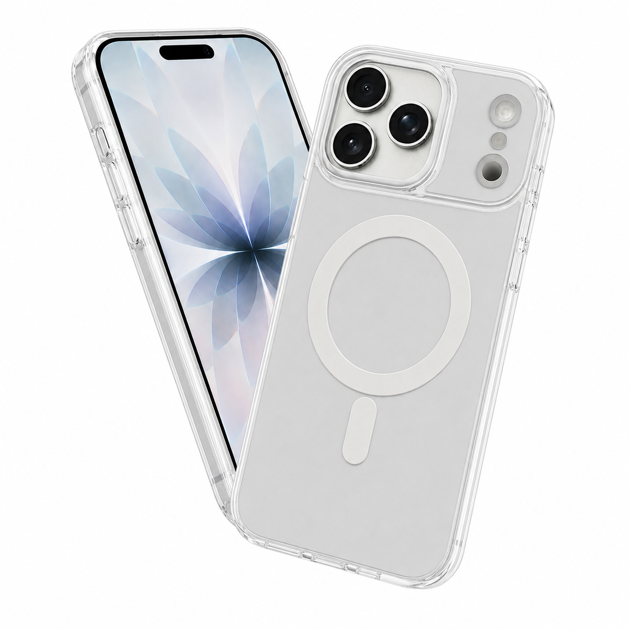 White iPhone 17 Pro Max Protective Mobile Cover MagSafe Compatible Case