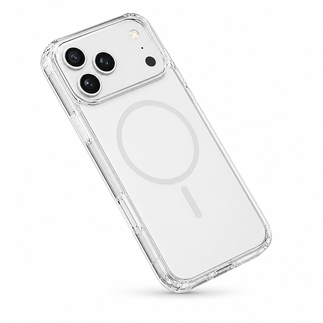 Apple iPhone 17 Pro Max White MagSafe Case Crystal Clear Mobile Cover