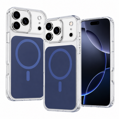 Premium Blue Crystal Shell Protective Smartphone Case for Apple iPhone 17 Pro