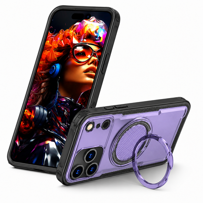 Slim MagSafe Compatible Purple Phone Case for Apple iPhone 17 Pro