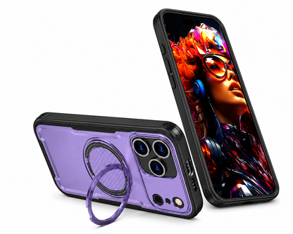 Apple iPhone 17 Pro Max Purple MagSafe Phone Cover with Military Grade Protection