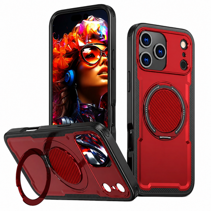 Slim Red Apple iPhone 17 Pro Max Protective Mobile Cover with MagSafe Compatibility